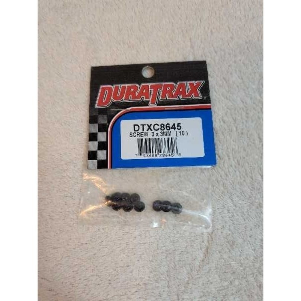 Duratrax DTXC8645 Screw 3x3mm RC Car Parts Black